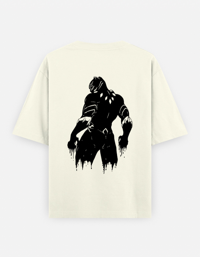 Wakanda Forever × Black Panther Oversized Heritage Tee - Image 2