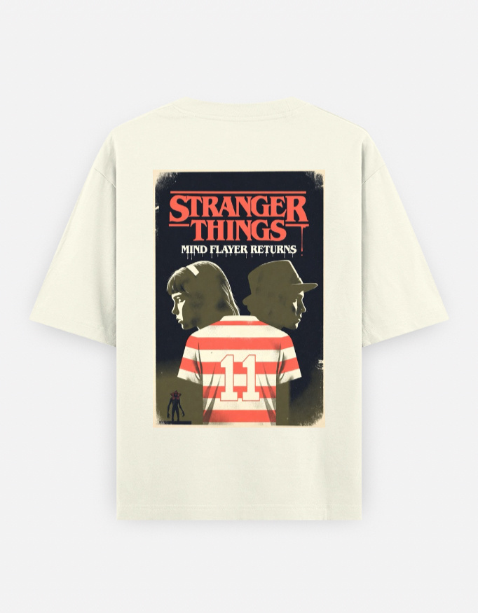 Strano Helvia × Stranger Things “Mind Flayer Returns” Oversized Tee - Image 2