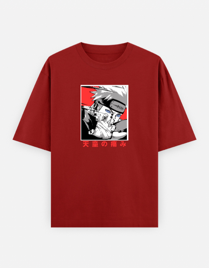 Pain Akatsuki Red Panel Tee