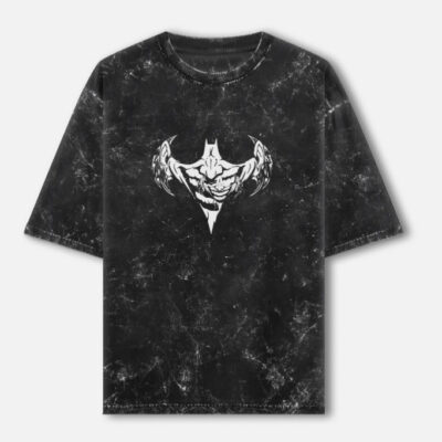 Joker Tribal Mask Acid-Wash Tee