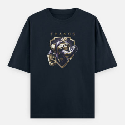 Thanos Infinity Armor Graphic Oversized T-Shirt