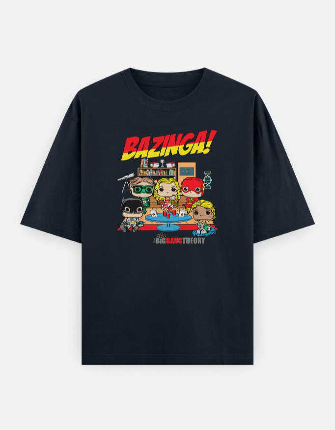 Big Bang Theory Bazinga! Pop Art Tee