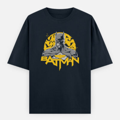 Batman Bold Yellow Emblem Tee