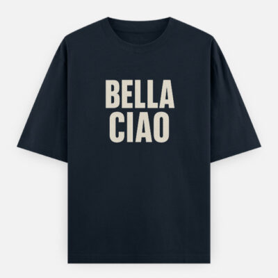 Bella Ciao Heist Schematic Oversized Streetwear Tee