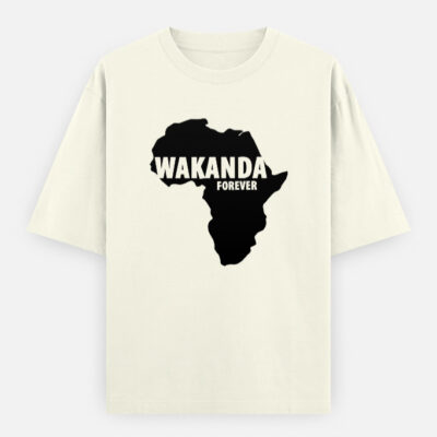 Wakanda Forever × Black Panther Oversized Heritage Tee