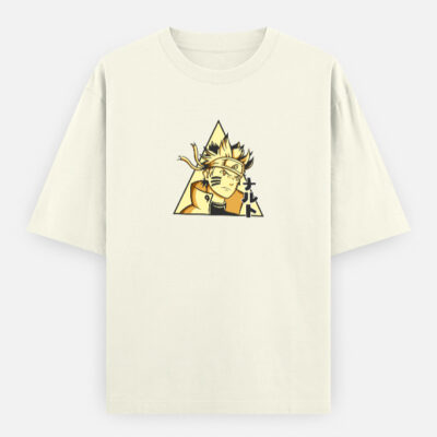 Naruto Yellow Triangle Graphic Tee
