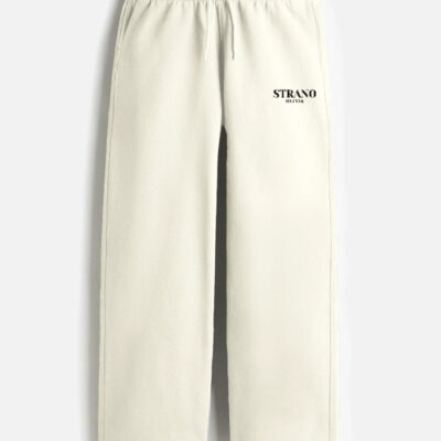 Strano Helvia Signature Joggers – off white